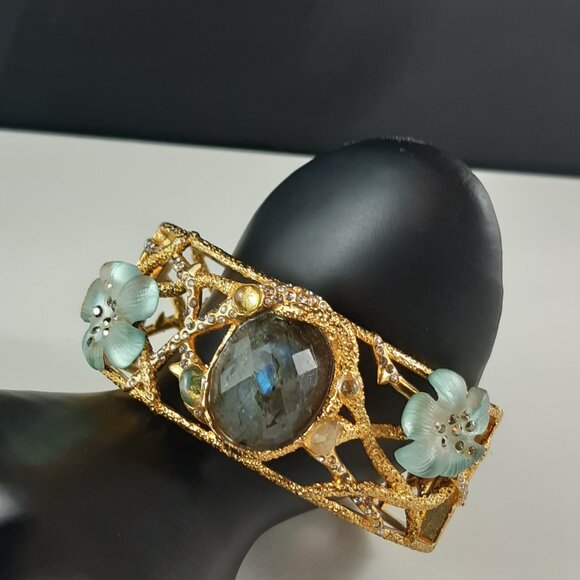 Alexis Bittar Clamp Bracelet, Signed - Picture 6 of 8